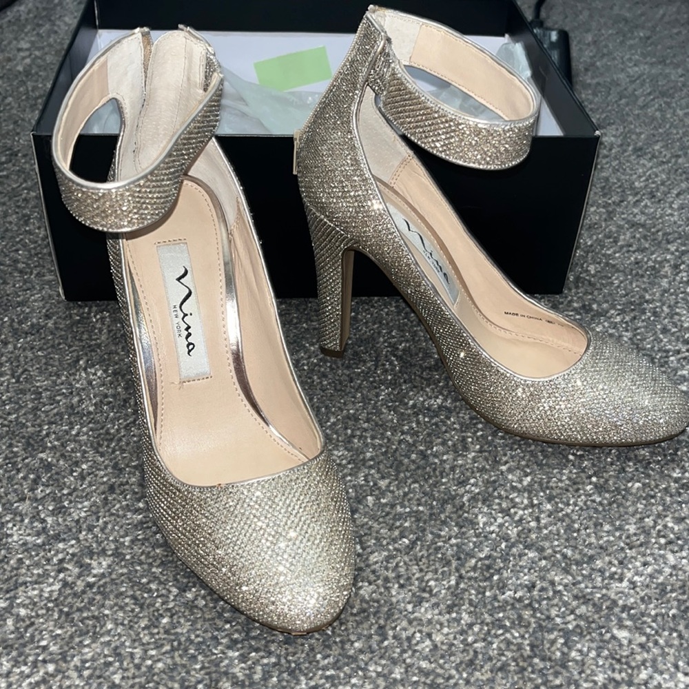 Sparkly Nina heels